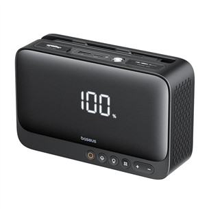 Baseus Super Energy 4-in-1 Jump Starter, 6000 mAh, 600 A, must - Akupank