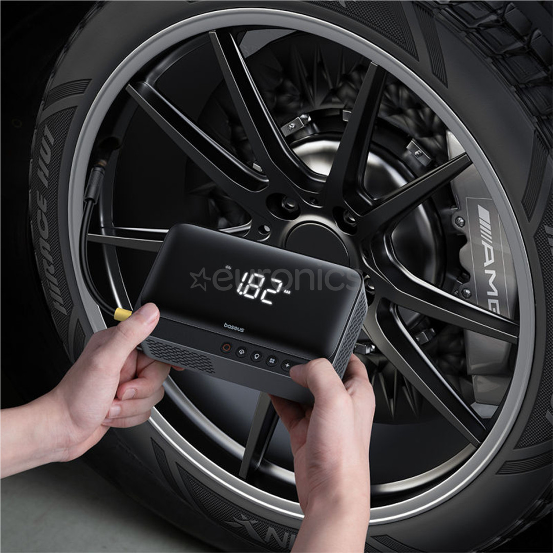 Baseus Super Energy 4-in-1 Jump Starter, 6000 mAh, 600 A, must - Akupank