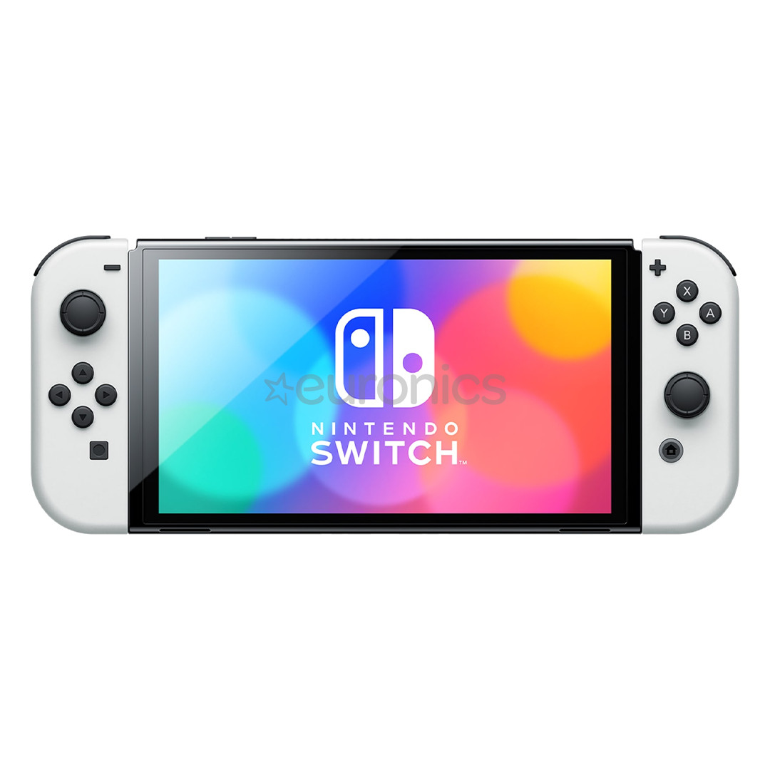 Nintendo Switch OLED + Mario Kart 8 Deluxe + NSO 12M, valge - Konsooli komplekt