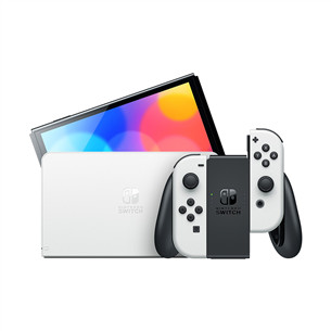 Nintendo Switch OLED + Mario Kart 8 Deluxe + NSO 12M, valge - Konsooli komplekt