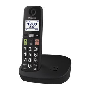 Panasonic TGU110, must - Juhtmevaba telefon KX-TGU110FXB