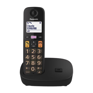 Panasonic TGU110, must - Juhtmevaba telefon