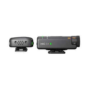 Dji Mic Mini, 1 TX + 1 RX, must - Juhtmevaba mikrofon