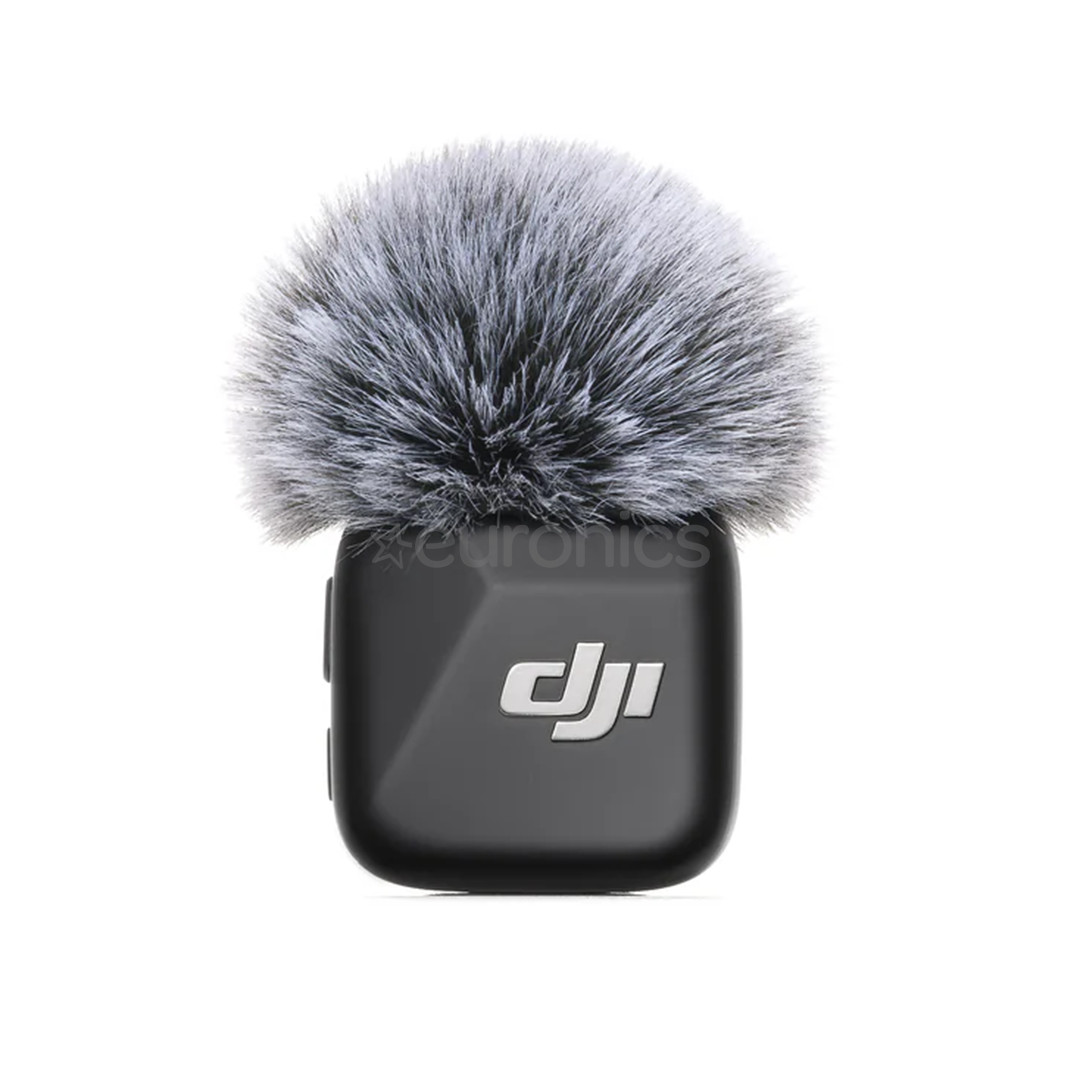 Dji Mic Mini, 1 TX + 1 RX, must - Juhtmevaba mikrofon