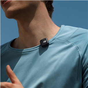 Dji Mic Mini, 1 TX + 1 RX, must - Juhtmevaba mikrofon