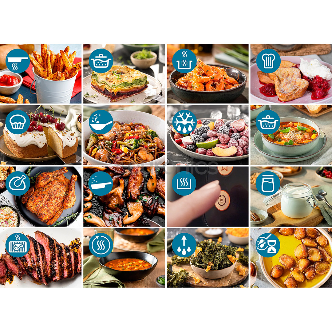 Philips 3000 Seeria, 7.2 L, 2000 W, must - Kuumaõhufritüür