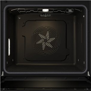 Hisense, 77 L, pyrolytic cleaning, black - Built-in oven