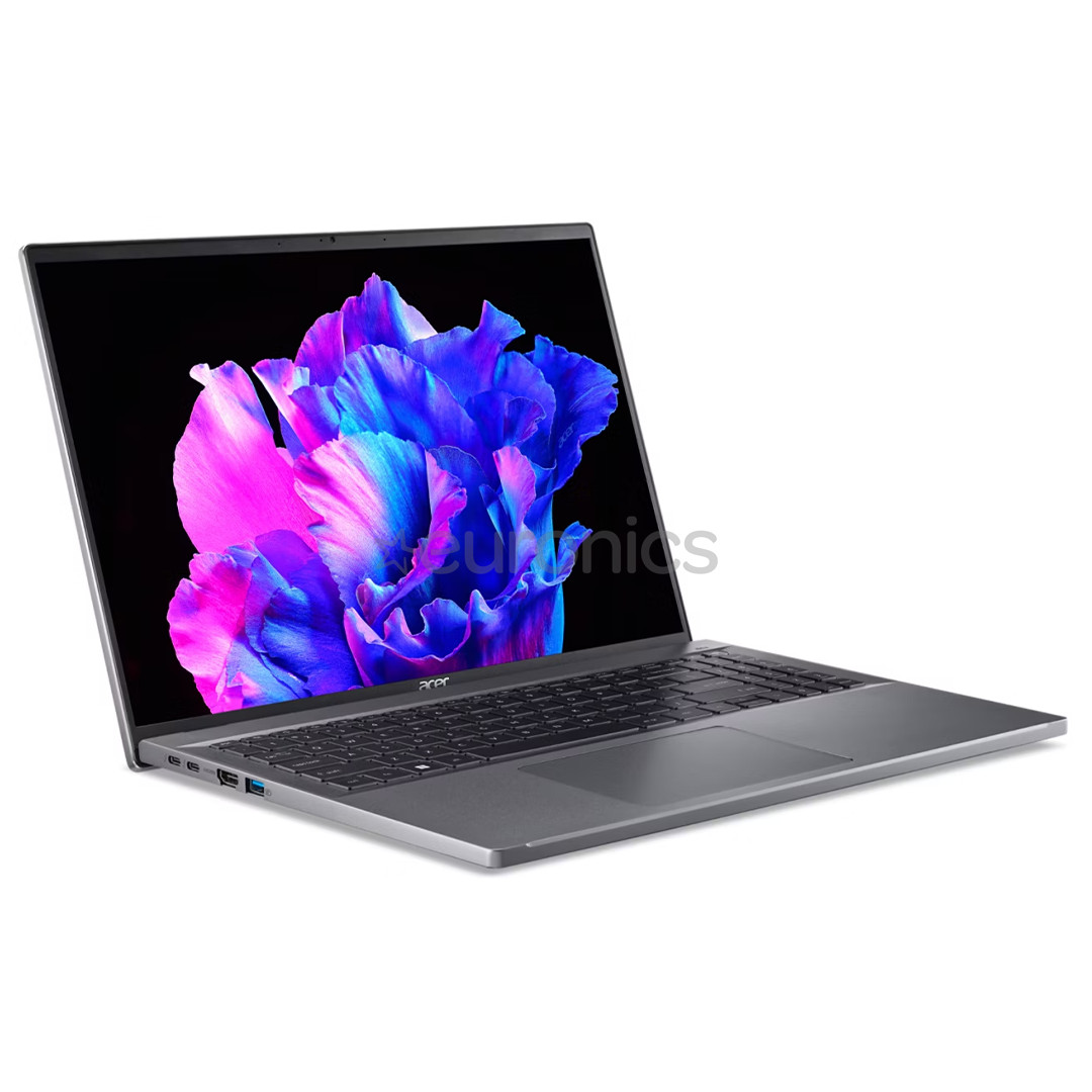 Acer Swift Go 16 OLED, 16'', 3.2K, OLED, 120 Hz, Ultra 7, 32 GB, 1 TB, US, hall - Sülearvuti