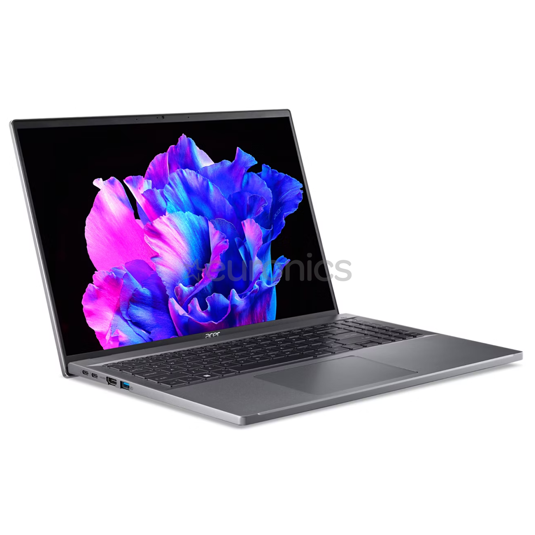 Acer Swift Go 16 OLED, 16'', 3.2K, OLED, 120 Hz, Ultra 7, 32 GB, 1 TB, US, hall - Sülearvuti