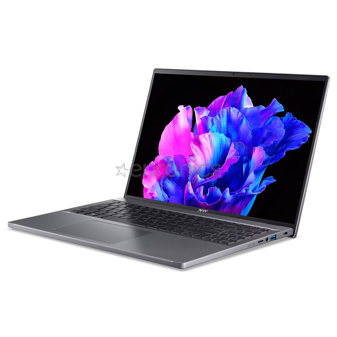 Acer Swift Go 16 OLED, 16'', 3.2K, OLED, 120 Hz, Ultra 7, 32 GB, 1 TB, US, hall - Sülearvuti