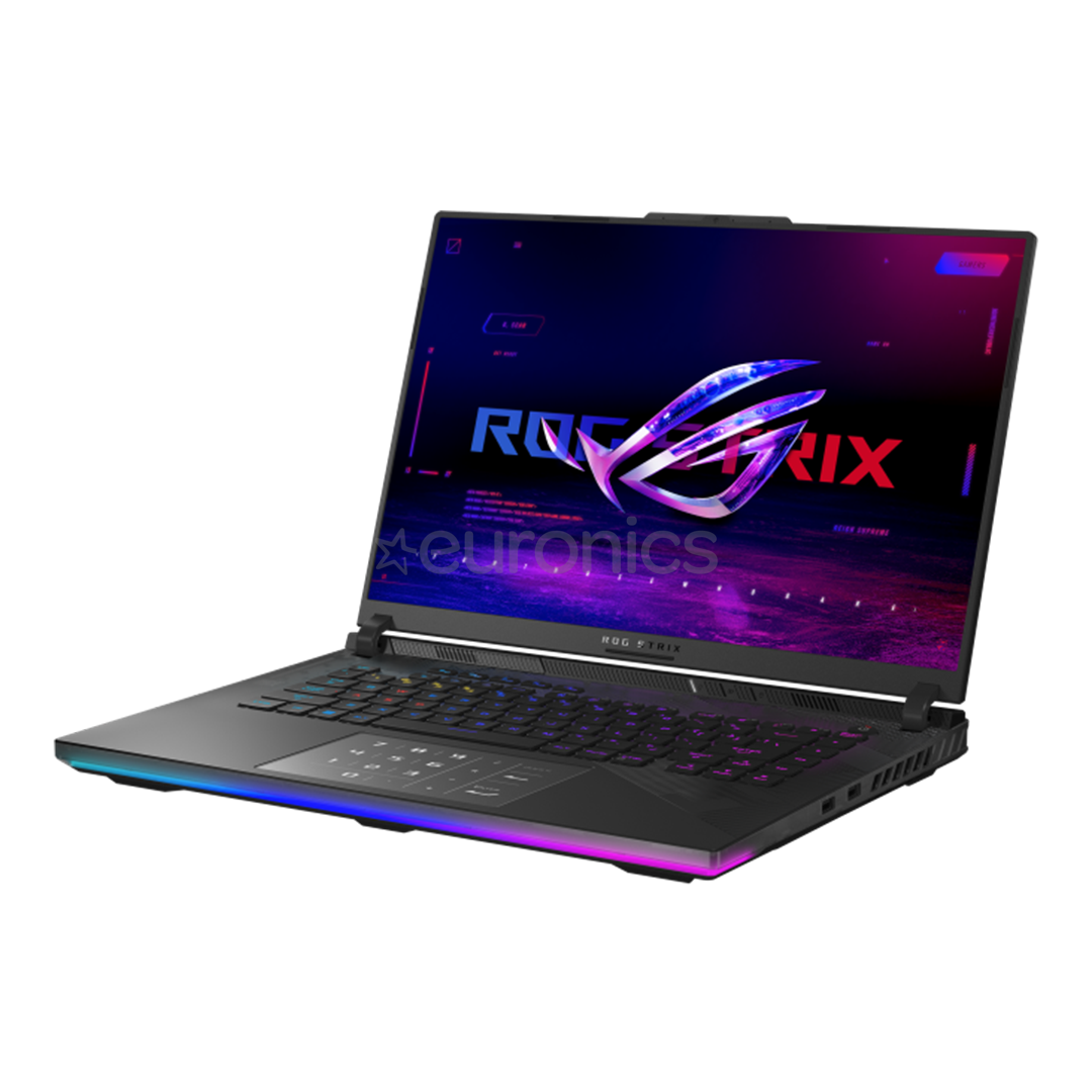 Asus ROG Strix Scar 16, 16'', 2.5K, Mini LED, 240 Hz, i9, 32 GB, 2 TB, RTX 4080, ENG, must - Sülearvuti