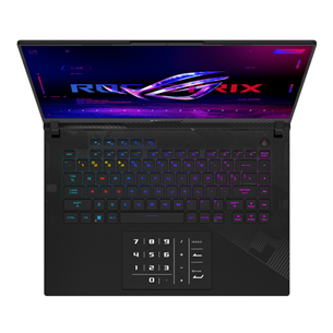 Asus ROG Strix Scar 16, 16'', 2.5K, Mini LED, 240 Hz, i9, 32 GB, 2 TB, RTX 4080, ENG, must - Sülearvuti