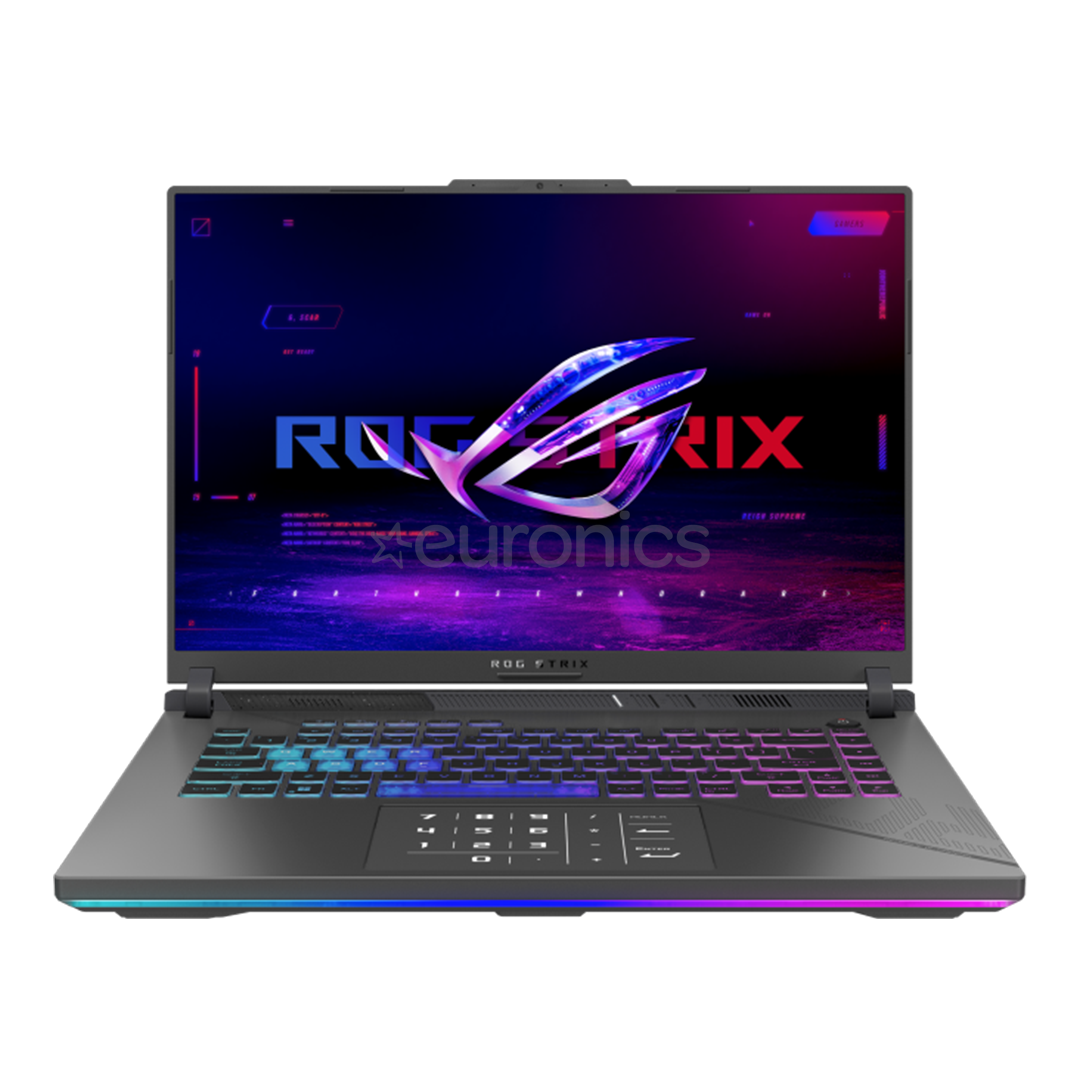 Asus ROG Strix G16, 16'', 2.5K, 240 Hz, 16 GB, 1 TB, RTX 4060, ENG, hall - Sülearvuti