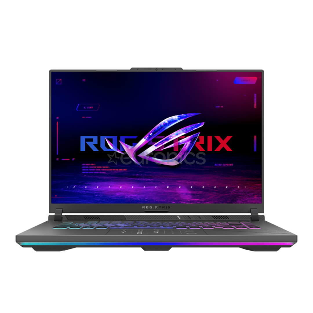 Asus ROG Strix G16, 16'', 2.5K, 240 Hz, 16 GB, 1 TB, RTX 4060, ENG, hall - Sülearvuti