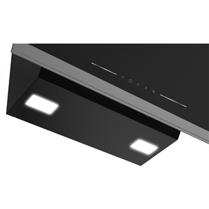 Beko, 720 m³/h, laius 59.5 cm, must - Õhupuhasti