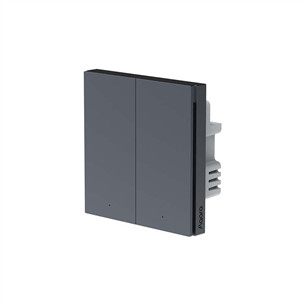 Aqara Wall Switch H1 EU Double Rocker, neutraal, hall - Nutikas lüliti