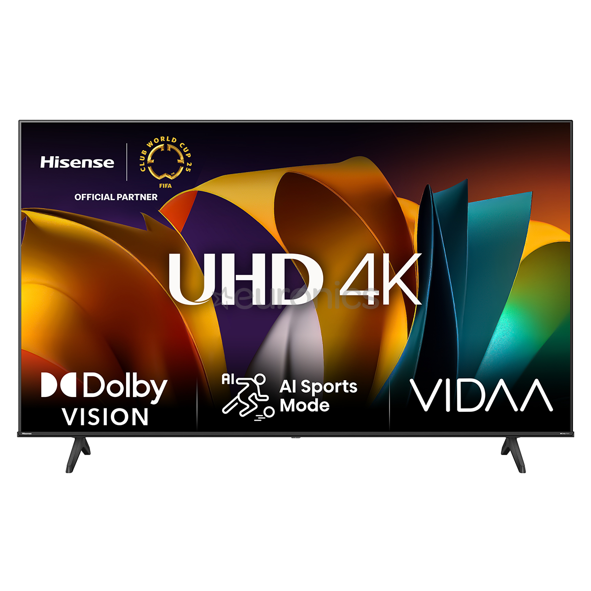 Hisense A6N, 75'', 4K UHD, LED LCD, black - TV