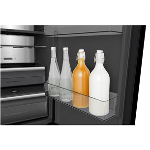 Hisense, NoFrost, 330 L, kõrgus 186 cm, must - Külmik