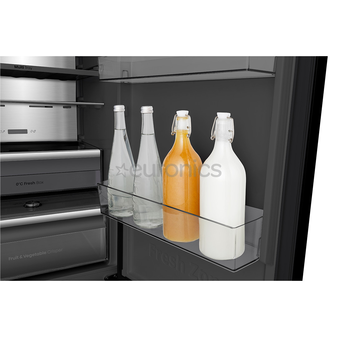 Hisense, NoFrost, 330 L, kõrgus 186 cm, must - Külmik