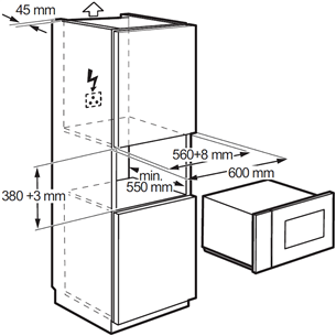 AEG 6000 Seeria, 20 L, 1270 W, must - Mikrolaineahi grilliga