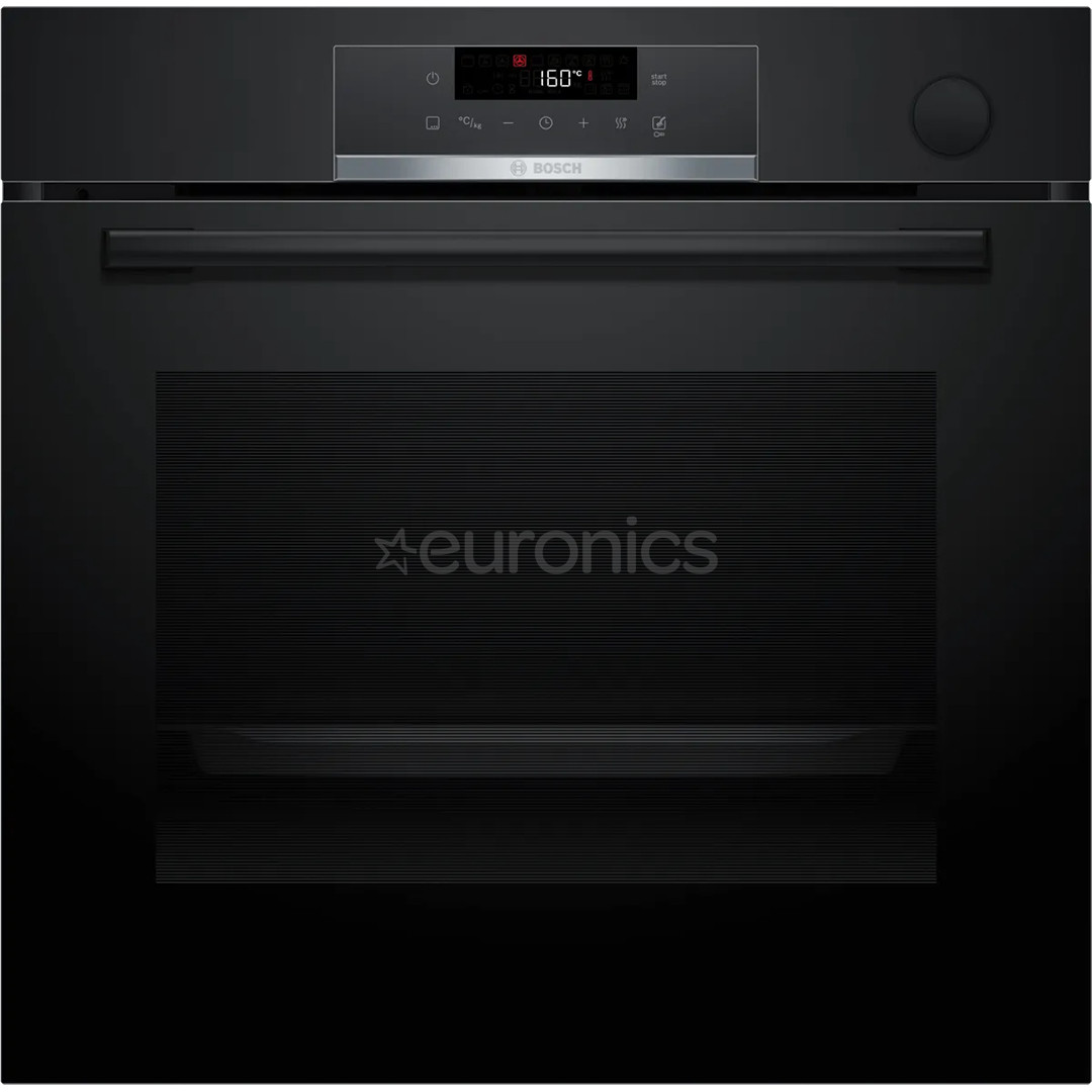 Bosch, Series 4, функция пара, 71 л, черный - Интегрируемый духовой шкаф