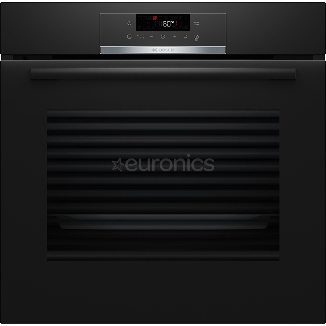Bosch, 71 L, pürolüütline puhastus, must - Integreeritav ahi