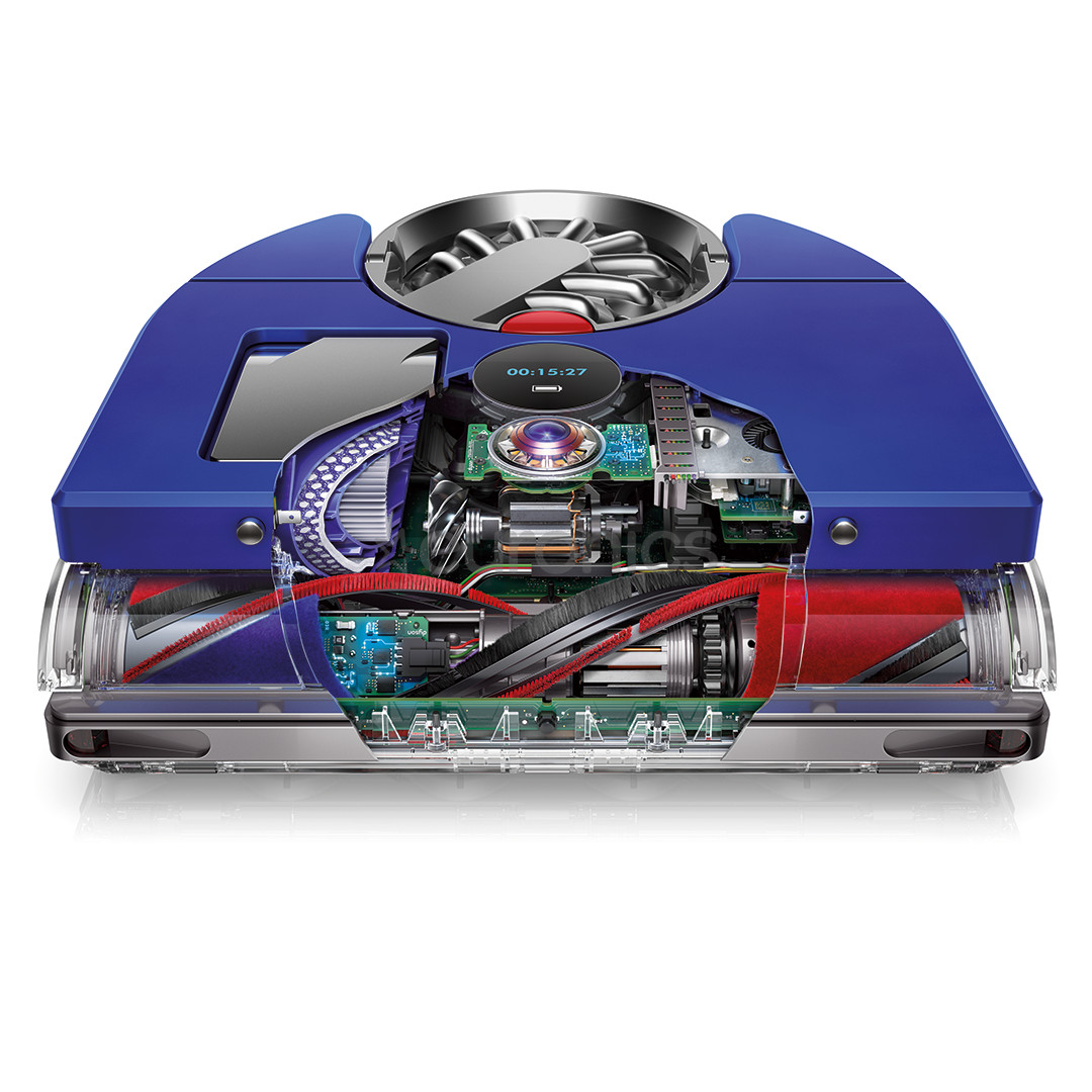 Dyson 360 Vis Nav, sinine/nikkel - Robottolmuimeja
