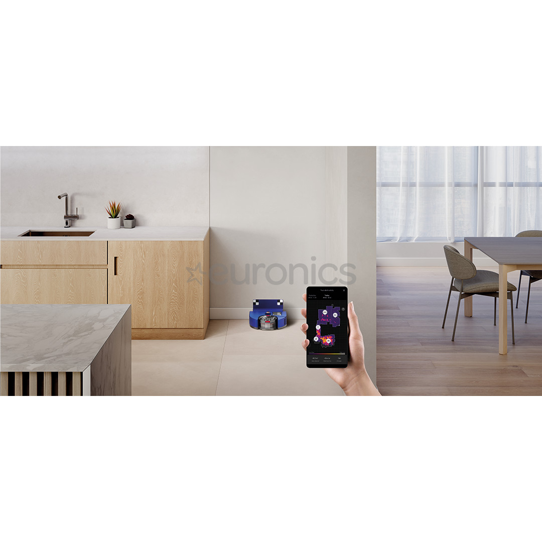 Dyson 360 Vis Nav, sinine/nikkel - Robottolmuimeja
