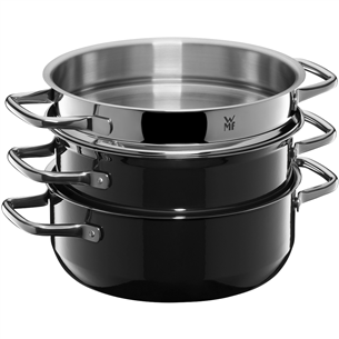 WMF Fusiontec Compact, 3 tk, must - Pottide komplekt