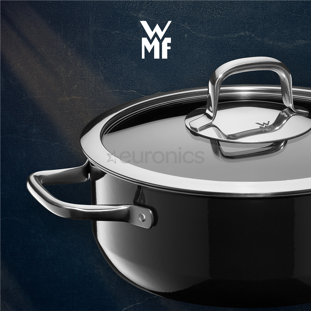 WMF Fusiontec Compact, 3 tk, must - Pottide komplekt