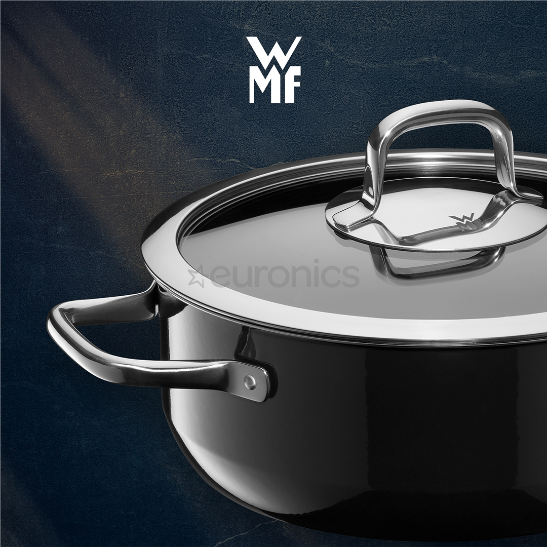 WMF Fusiontec Compact, 3 tk, must - Pottide komplekt