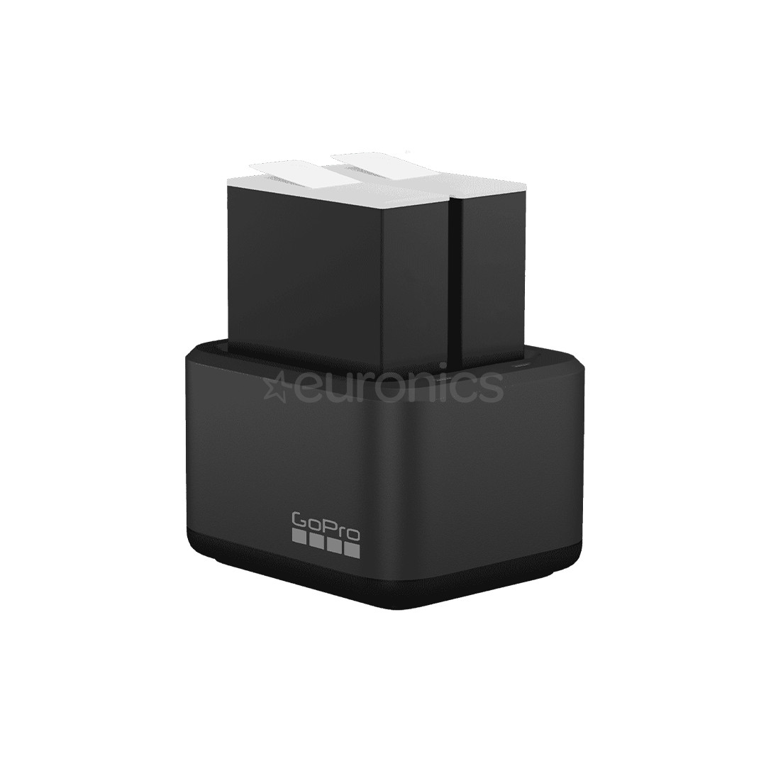 GoPro Dual Battery Charger + Battery, HERO9/10/11/12 Black - Akulaadija ja aku