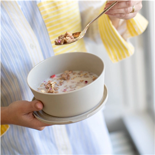 KOZIOL, Connect bowl, 890 ml, nature desert sand - Bowl with lid