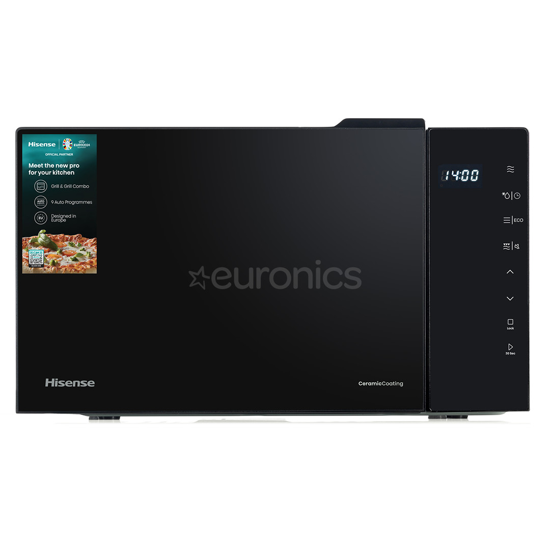 Hisense, 23 L, 800 W, black - Microwave oven
