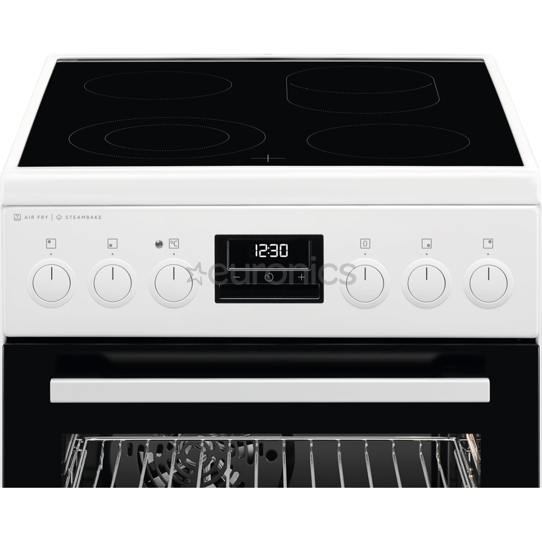 AEG 6000 SteamBake, 58 L, white - Ceramic cooker