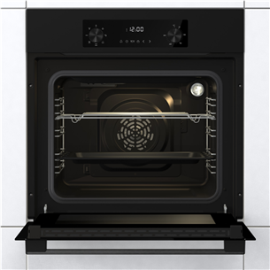 Gorenje, 61 L, black - Built-in oven