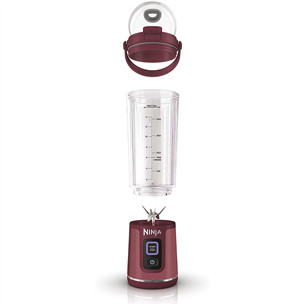 Ninja Blast, red - Portable cordless blender