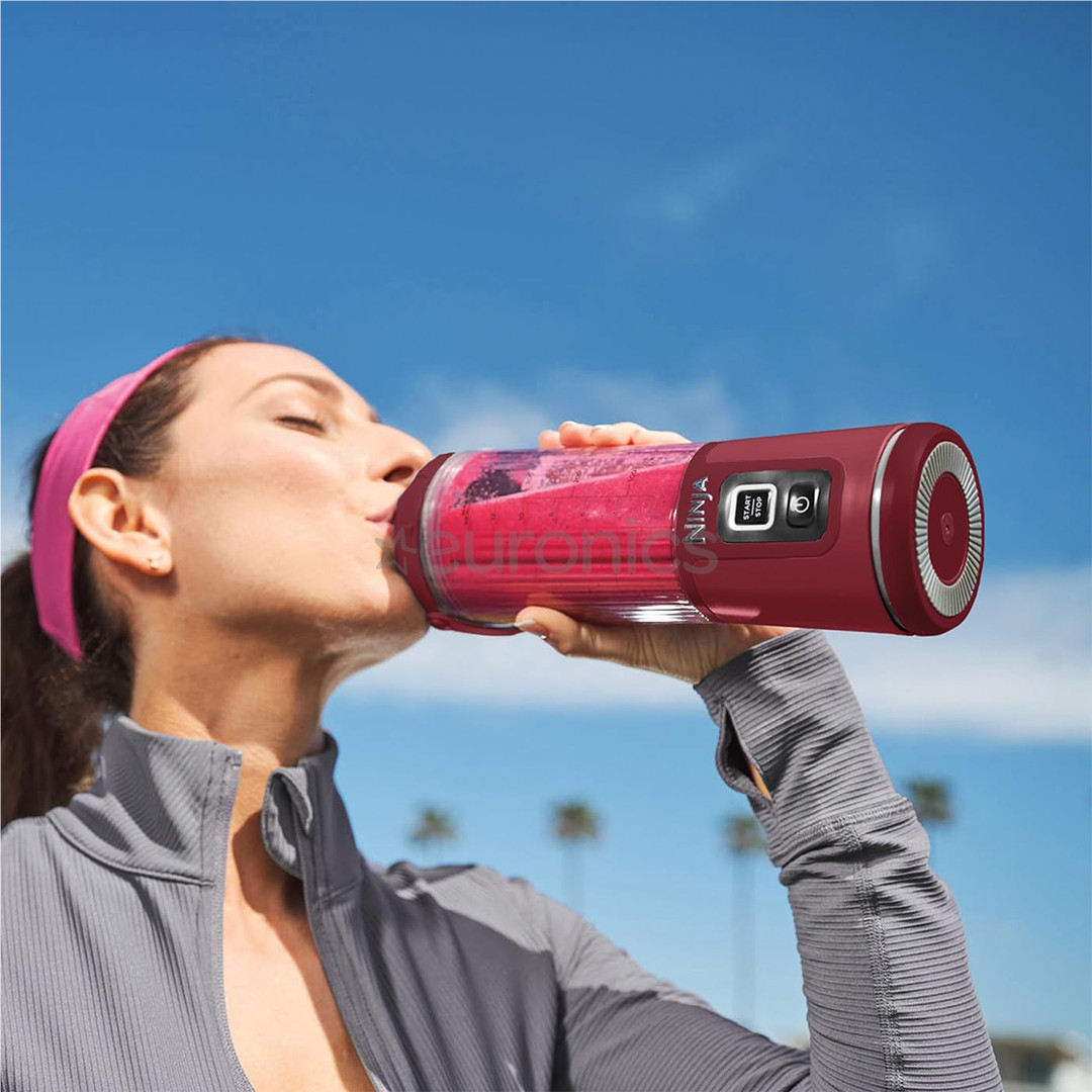 Ninja Blast, red - Portable cordless blender