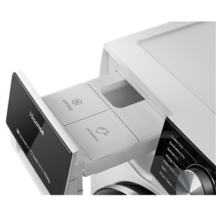 Hisense, 10.5 kg / 6 kg, sügavus 59 cm, 1400 p/min - Kuivatiga pesumasin