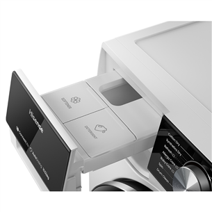 Hisense, 10.5 kg / 6 kg, depth 59 cm, 1400 rpm - Washer-dryer combo