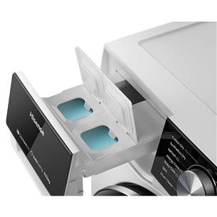 Hisense, 10.5 kg / 6 kg, depth 59 cm, 1400 rpm - Washer-dryer combo