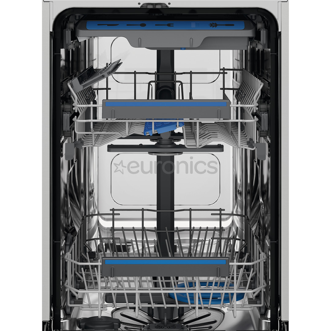 Electrolux 600 Slim, 10 place settings, stainless steel - Free standing dishwasher