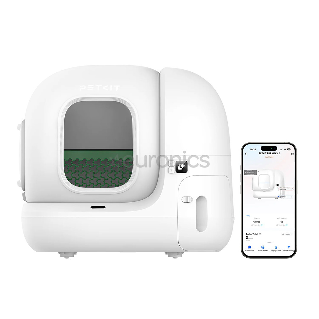 Petkit Pura MAX 2, 7 L, white - Automatic self-cleaning litter box
