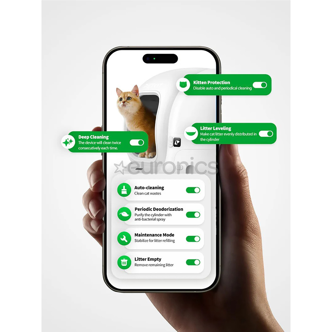 Petkit Pura MAX 2, 7 L, white - Automatic self-cleaning litter box