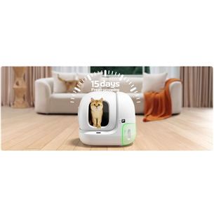 Petkit Pura MAX 2, 7 L, valge - Isepuhastuv kassiliivakast