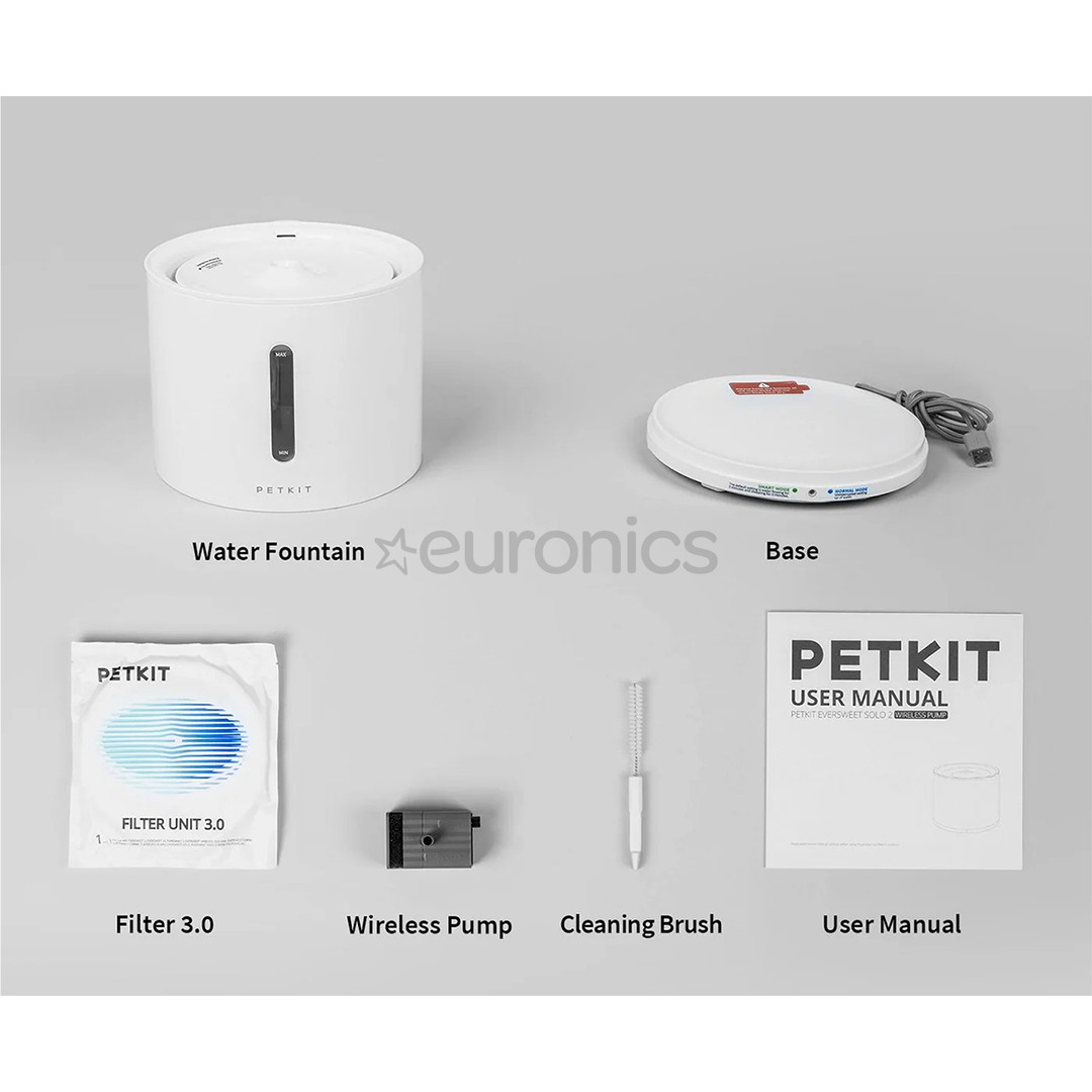 Petkit EverSweet Solo 2, 2 L, white - Pet Water Fountain