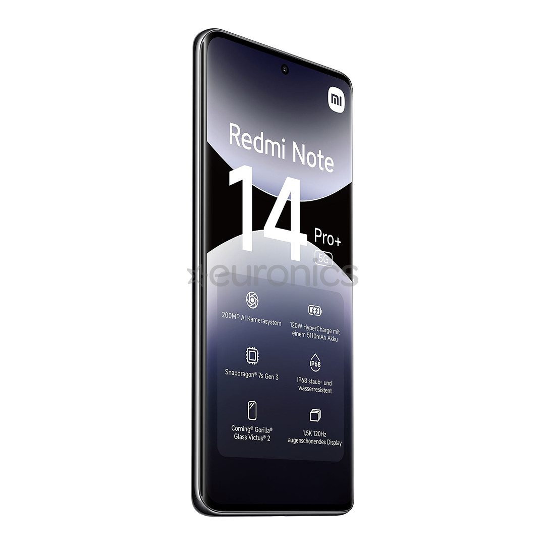 Xiaomi Redmi Note 14 Pro+ 5G, черный - Смартфон