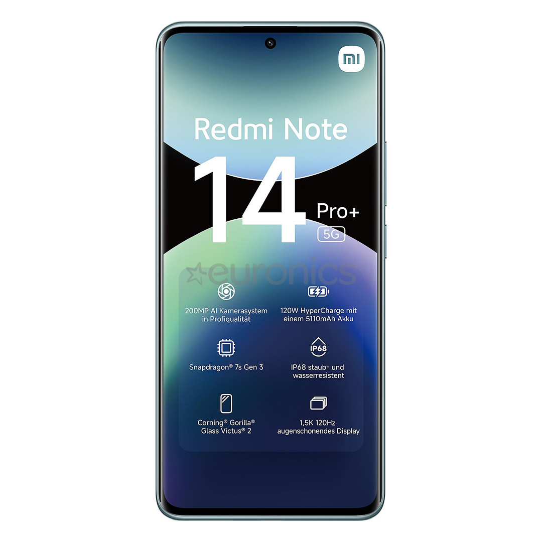 Xiaomi Redmi Note 14 Pro+ 5G, helesinine - Nutitelefon