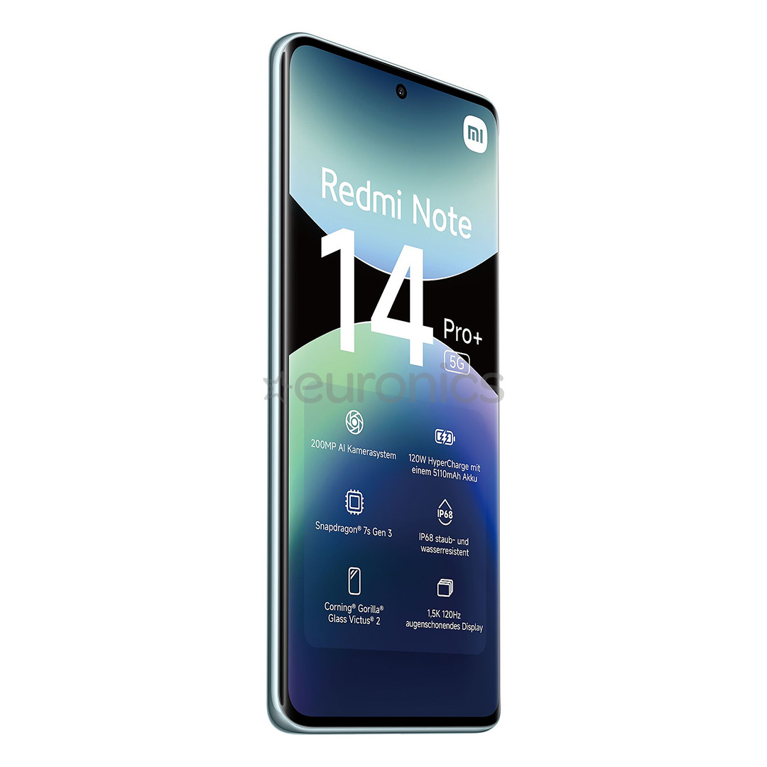 Xiaomi Redmi Note 14 Pro+ 5G, helesinine - Nutitelefon