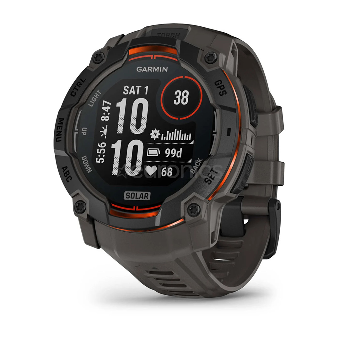 Garmin Instinct 3 Solar, 50 mm, must - Spordikell